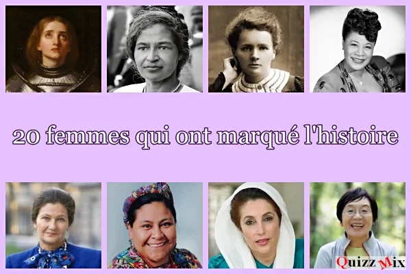 Les femmes qui ont marqué l'histoire